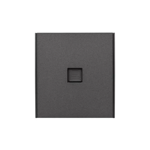 Розетка компьютерная СП STRONG MIELE RJ45 кат.6 графит Kranz KR-78-0724-6