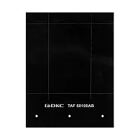 Табличка гибкая для маркировки оболочек клейкое основание винил черн. (уп.10шт) DKC TAF60100AB