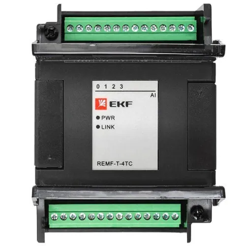 Модуль ввода термопар REMF 4 PRO-Logic (с поверкой) EKF REMF-T-4TC-V фото 5