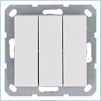 Выключатель 3-кл. 10А IP20 механизм бел. глянцевый Jasmart G3031W