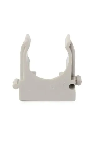 Держатель для труб (клипса) d16мм для монтажного пистолета пластик. RAL7035 OBO 6836301 фото 3