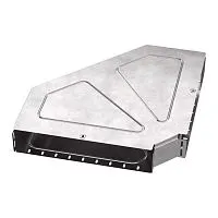 Угол для лотка горизонтальный 90град. 500х100 Стандарт с крышкой Промрукав PR16.0627