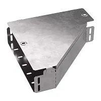 Переходник для лотка левый 300х100х80 с крышкой Стандарт Промрукав PR16.0498