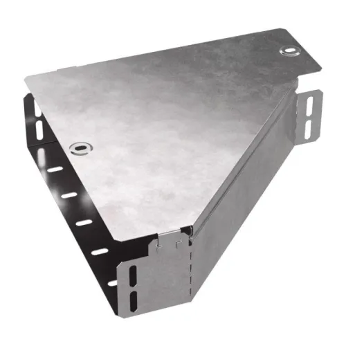 Переходник для лотка левый 300х100х80 с крышкой Стандарт Промрукав PR16.0498