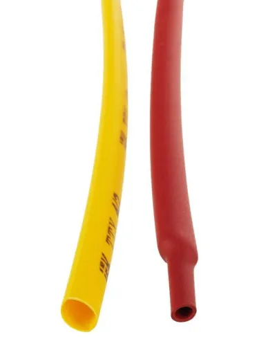 Набор трубок термоусадочных тонкостен. ТТУ 4/2 (4хЧ; 2хБ; К; С; Ж; З) 10х10см разноцвет. IEK UDRS-D2-D4-10-10 фото 4