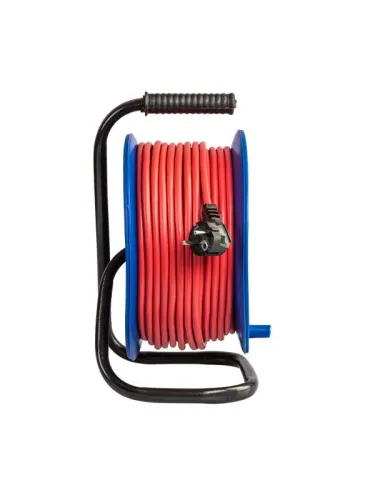 Удлинитель на катушке 4х50м с заземл. 16А IP20 3.5кВт ПВС 3х1.5 КОСМОС YKKsm50m-4g-Z(16A) фото 4