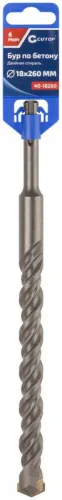Бур по бетону Profi двойн. резьба SDS-Plus 18х260мм Cutop 40-18260 фото 2