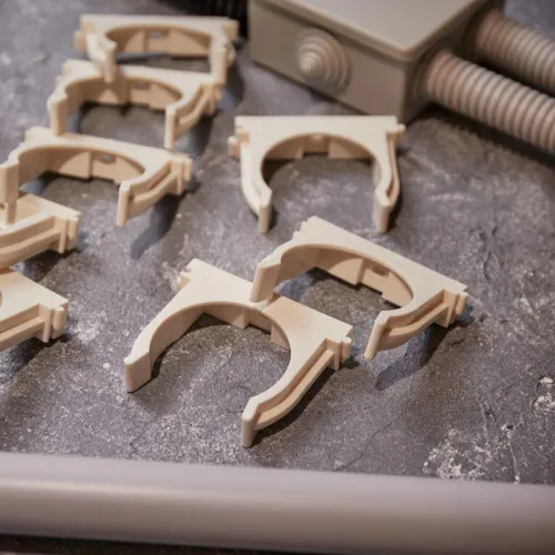 Держатель для труб (клипса) d50мм для монтажного пистолета бел. Rexant 28-0450-3 фото 5