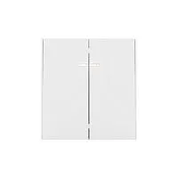 Выключатель 2-кл. СП STRONG MIELE 10А с подсветкой жемчуг Kranz KR-78-0714-4