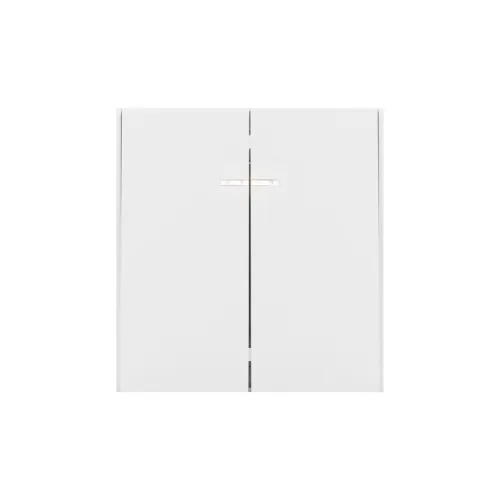 Выключатель 2-кл. СП STRONG MIELE 10А с подсветкой жемчуг Kranz KR-78-0714-4