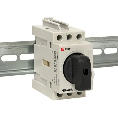 Рубильник мод. 3п MS-40A на DIN-рейку EKF ms-40d фото 4