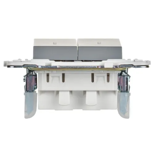 Выключатель проходной 2-кл. SKANDY 10А SK-V10Gr с индикацией сер. IEK SK-V22-1-10-K03 фото 3