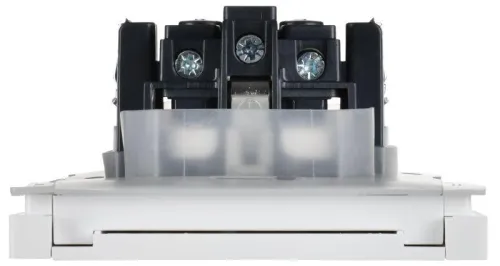 Розетка СП FORTE&PIANO 16А IP44 FP221 с заземл. защ. шторки с крышкой винт. крепл. бел. IEK FP-R16-16-44-K01 фото 4