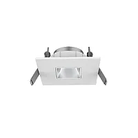 Рамка для модульного светильника Hottel 03 квадратная с квадратным отверстием встраив. 65х24 (м. о. 52мм) серебр. рефлектор VARTON V4-R0-00.0102.HT0-0002