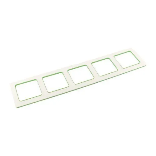 Рамка 5-м Стокгольм бел. с линией цвета зел. EKF EXM-G-306-20 фото 5