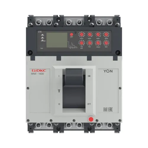 Выключатель автоматический 3P 1000А 100кА pro MNX1600M при AC415V расцепитель ETE YON MNX1600M3PETE1000 фото 2