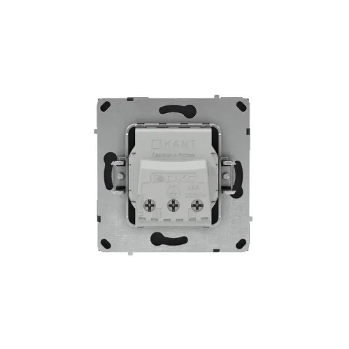 Розетка силовая KANT 2P+E защ. шторки черн. уголь DKC 7012003 фото 8