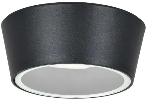 Светильник 5104 GX53 IP65 уличный потолочный черн. IEK LT-UPU0-5104-GX53-1-K02