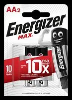 Элемент питания алкалиновый AA/LR6/316 Max BL2 (блист.2шт) Energizer E301532801