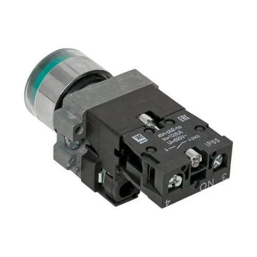 Кнопка BA31 с подсветкой 230В зел. NO IP65 PROxima EKF xb2-bw31-230-65 фото 4