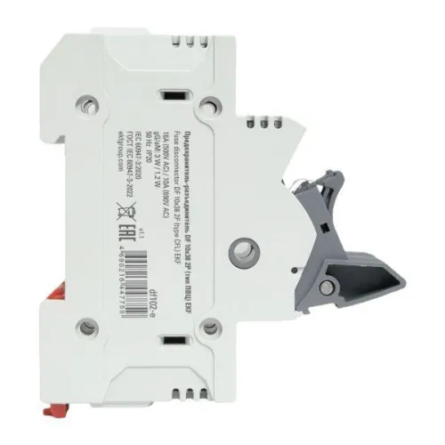 Предохранитель-разъединитель DF 10х38 2п (тип ПВЦ) EKF df102-e фото 5