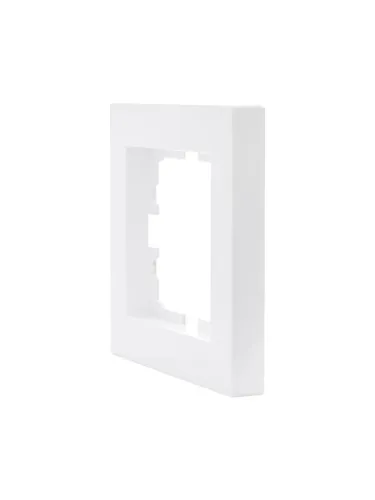 Рамка 1-местн. горизонт. VESNA бел. (20шт/240шт) LEZARD 742-0200-146 фото 4
