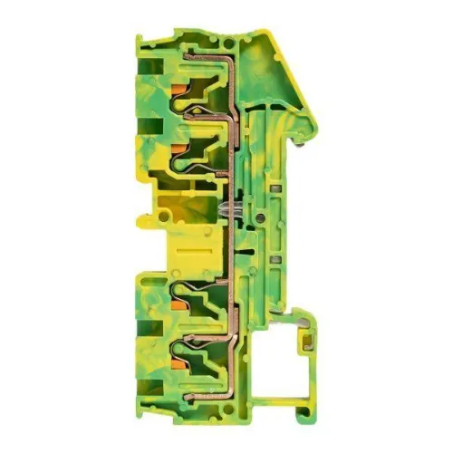 Колодка клеммная пружинная 4 Push-in 4 вывода земля EKF PIT-4-4-pe фото 6