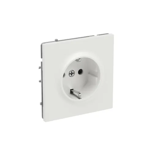 Розетка силовая KANT 2P+E без шторки бел. песок DKC 7010033 фото 2