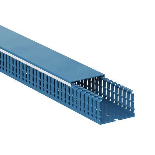 Кабель-канал перфорированный 40х60 L2000 RL6 син. DKC 01284RL фото 3