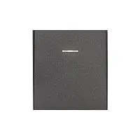 Выключатель проходной (переключатель) 1-кл. СП STRONG MIELE 10А с подсветкой графит Kranz KR-78-0716-6