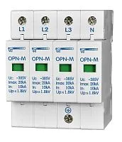 Ограничитель перенапряжения ОПН-М (4S) 30кА 4 модуля 380В In:30кА НовАтек-Электро 567894-30