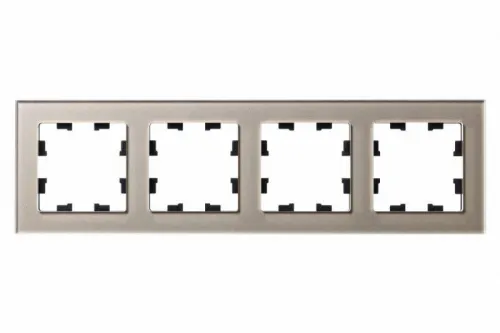 Рамка 4-м AtlasDesign Nature стекло шампань SE ATN320504 фото 4