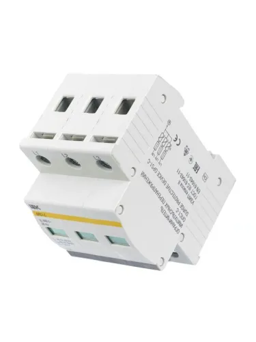Ограничитель перенапряжения ОПС1-C 3P KARAT IEK MOP20-3-C фото 6