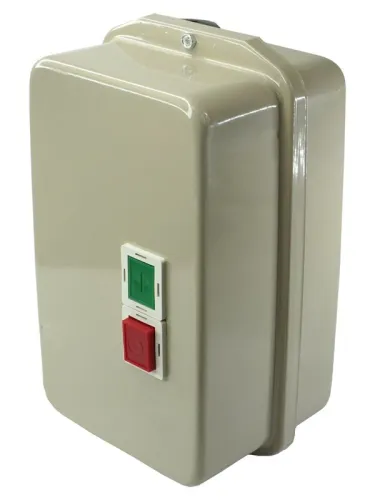 Пускатель электромагнитный ПМЛ-3220Д УХЛ4 Б 50А 380В/50Гц AC 1НО+1НЗ IP54 нереверсивный с реле РТЛ-2057-2 37-50А в корпусе метал. с кнопками ПУСК + СТОП Электротехник ET511514