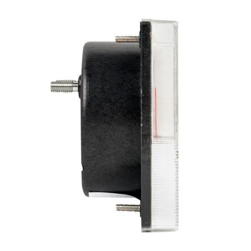 Амперметр аналоговый AM-A801 на панель 80х80 кругл. вырез 300А трансф. подкл. EKF am-a801-300/ama-801-300 фото 2