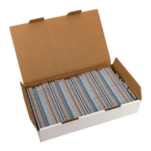 Колодка клеммная пружинная 1.5 Push-in 3 вывода сер. EKF PIT-1.5-3 фото 3