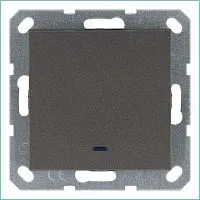 Выключатель 1-кл. 10А IP20 с подсветкой механизм мокко Jasmart G3011NZ