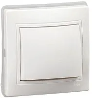 Выключатель 1-кл. СП Кварта ВС10-1-0-КБ-44 10А IP44 бел. GENERICA KV-V10-10-44-K01