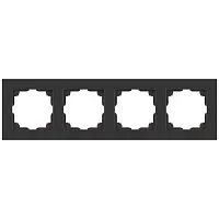 Рамка 4-м СП Accent 6-504-07 графит Intro Б0063718