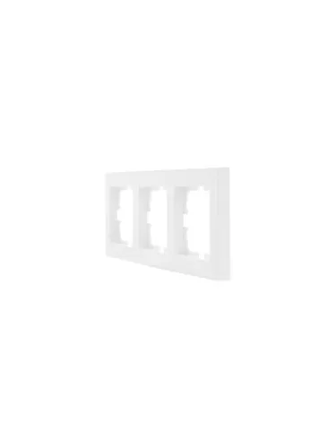 Рамка 3-м VESNA горизонт. бел. LEZARD 742-0200-148 фото 4