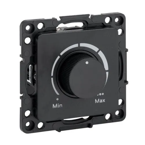 Механизм светорегулятора Стокгольм 600Вт 220В черн. PROxima EKF EZD06-101-10 фото 4