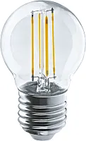 Лампа светодиодная филаментная 80 880 OLL-F-G45-08-230-2.7K-E27 8Вт шар прозрачная 2700К тепл. бел. E27 800лм 220-240В ОНЛАЙТ 80880