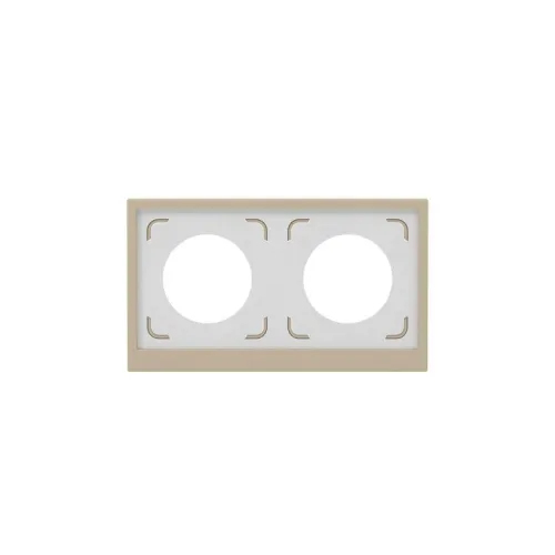 Рамка 2-м KANT IP44 ванильн. марципан DKC 7015944