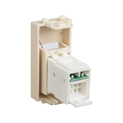 Розетка компьютерная 1мод. Avanti "Ванильная дымка" RJ45 кат.5E модульная DKC 4405461 фото 4