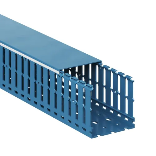 Кабель-канал перфорированный 80х80 L2000 RL12 син. DKC 01168RL фото 3