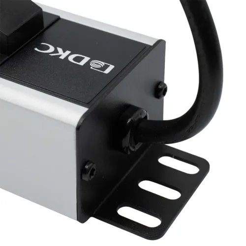 Блок распределения питания 6-м 16А Schuko вх. разъем Schuko для 19дюйм шкафов с 1п авт. выкл. выкл. защита от перенапряж. с индикатором сети DKC R5VSH6CBCD фото 5