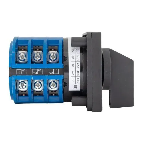 Переключатель кулачковый ПК-1-23 3П 32А "1-0-2" EKF pk-1-23-32 фото 2