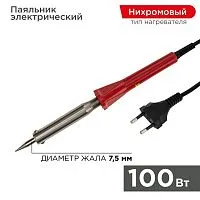 Паяльник с керам. нагревателем долговечное жало 220В/100Вт PROCONNECT 12-0126-4