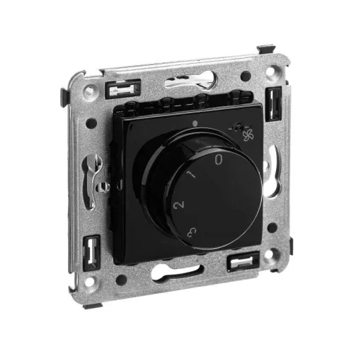 Механизм управления вентиляторами СП "Avanti" "Черный квадрат" DKC 4402173 фото 4