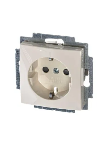 Розетка 1-м СП Basic 16А IP20 250В защ. шторки механизм сл. кость ABB 2CKA002013A5279